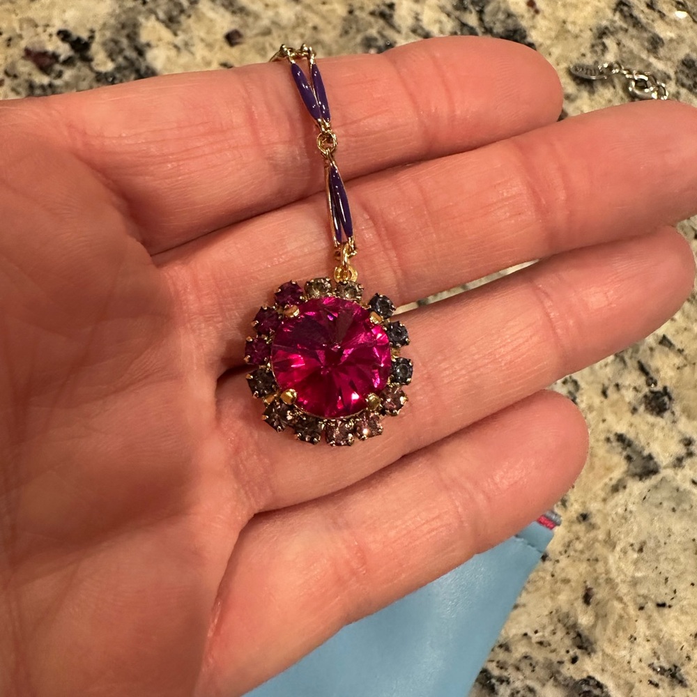 TOVA - Dawnie Necklace - Pink - Picture 3 of 4